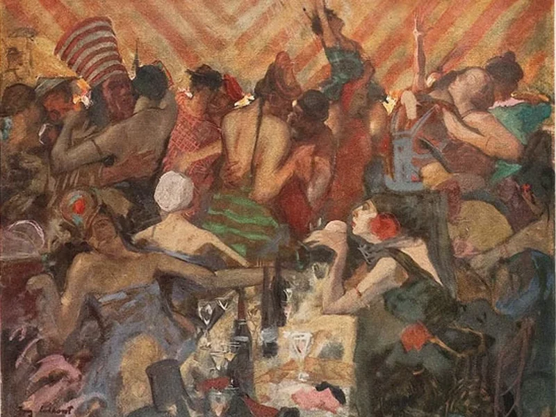 1865-Franz Eichhorst - Festa in maschera alle quattro del mattino